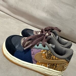 Kids Black and Brown Sneakers